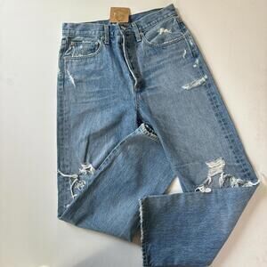 Agolde Ripped Mom Jeans